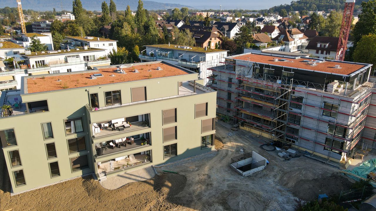 Wohnungsprojekt Zeughausstrasse Lyss Stand September 2020