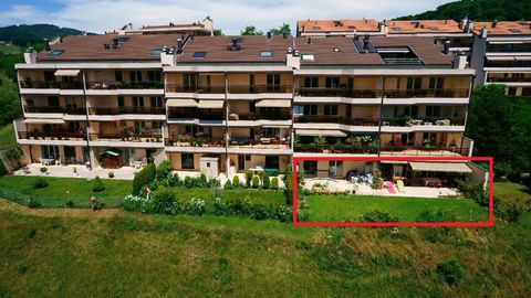 Bel appartement de 4.5 pièces au rez avec grande terrasse et jardin