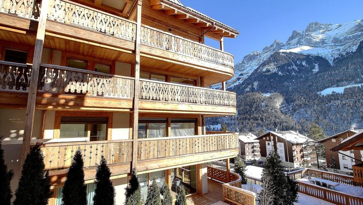 FOR SALE NEW 2.5 ROOMS APARTMENT IN CHAMPERY