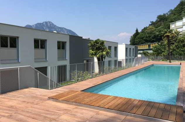 Residence La Vela - 3 bedroom apartment with Lugano lake view